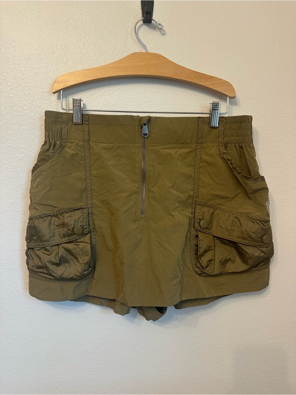 Free People Movement Thru Hiker Skort Olive Green Cargo Utility Women's Skort